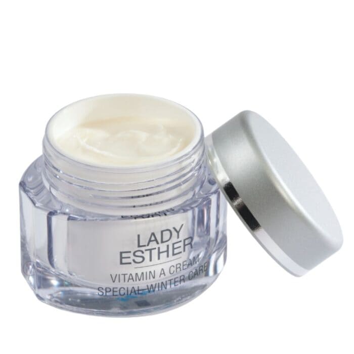 De lady Esther winter- en koude beschermende crème is de vitamine A wintercrème speciaal ontworpen voor het natte en koude seizoen.