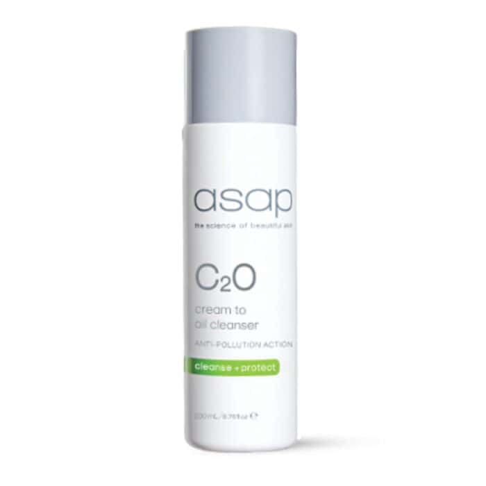 ASAP c20 cream to oil cleanser